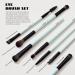 Jessup 10-Piece Makeup Brush Set | Ultimate 14-in-10 Duo-End Brushes for Foundation Eyeshadow Contour & More - International Shipping Available - Buy Online on GoSupps.com