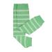 Hoppediz Organic Cotton Baby Leg Warmers (Green/Light Green) One Size - green