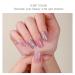 JMEOWIO Pink Glitter Nail Foil - Self-Adhesive Nail Stickers for Stunning Nail Art | International Shipping - Buy Online on GoSupps.com