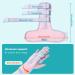 Adjustable Metacarpal Splint Brace - Two Finger Straightener for Right & Left Hand (Pink) - Shop Now for International Shipping - Buy Online on GoSupps.com