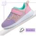 Girls Glitter Sneakers - Comfortable Sports Shoes for Kids | Velcro Fastener | 23 EU Violet Pink - Buy Online on GoSupps.com