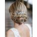 Unicra Rhinestone Bride Wedding Hair Comb - Silver Bridal Hair Piece for Women and Girls - Buy Online on GoSupps.com