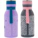 Hydro Pro Kids 14oz Stainless Steel Water Bottle - Vacuum Insulated, Leak Proof - Furry Friends Design, Purple Bear/Grey Sheep - Ideal for On the Go and Lunchboxes - Buy Online on GoSupps.com