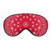 Red Western Paisley Sleep Mask for Women Adjustable Sleeping Eye Shades Cover with Elastic Strap