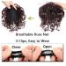EREE HAIR 10Inch Short Curly Hair Topper Clip in Hair Topper Top Hairpieces Topper Human Hair Extensions Wiglet Topper Hair Piece for Women with Thinning Hair Dark Brown Color - Buy Online on GoSupps.com
