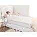 Regalo Hideaway 54-Inch Extra Long Bed Rail Guard, with Reinforced Anchor Safety System 54 Inch White