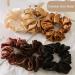 6 Pieces Silk Scrunchies Hair Scrunchies for Women Solid Color Elastic Satin Scrunchies Soft and Silky Silk Hair Ties Hair Accessories for Girls Women and Ladies - Buy Online on GoSupps.com