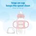 Dr. Brown's Milestones Wide-Neck Sippy Bottle 9oz 2 Pack - Light Pink & Ecru - Buy Online on GoSupps.com