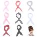 Fogawa 8 pieces of headband women hair band rockabilly wire bending bunny ear bind Bow twist bow wired headband cotton retro hair jewelry with polka dot for women girls