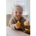 BIBSS Boheme Schnuller 2 Pack - BPA-Free Natural Rubber Pacifiers for 0-6 Months - Cherry Shape Nipple - Made in Denmark - Ivory/Blossom - Buy Online on GoSupps.com