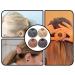 Zooetway Vintage Bird's Nest Hair Clips - Set of 4 Non-Slip Accessories for Women & Girls | Big Hair Grippers - Buy Online on GoSupps.com
