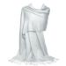 GFM Smooth Shiny Surface Pashmina Style Scarf (L9) L9-sfd-white