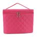 Cosmetic Bag Large Makeup Bags Organizer Travel Waterproof Makeup Bag Cosmetic Storage Bag for Women Black (Red)