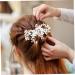 DOITOOL Flower Rhinestone Hair Comb Pearl Hair Accessories Jeweled Hair Clips Bridal Headpieces for Wedding Hand Cream Pump Dispenser Tiara Bride The Flowers Rhinestones White Zinc Alloy - Buy Online on GoSupps.com