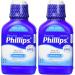 Phillips' Milk of Magnesia Liquid Laxative 26 oz (Pack of 2) Cramp Free & Gentle Overnight Relief Of Occasional Constipation #1 Milk of Magnesia Brand Original 26 Fl Oz (Pack of 2)