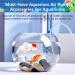 8 PCS Aquarium Air Stones - Oxygen Diffuser for Fish Tanks & Ponds | Bubbles Oxygen Stones with 2m Pipe - Buy Online on GoSupps.com