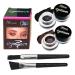 Gel Eyeliner - Eyebrow Pomade 2 In 1 Long Lasting Gel Eyeliner and Eyebrow Gel Kit High-Intensity Pigments Water-proof with Eye Liner Brush Maidong