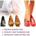 Promifun Bunion Cushion Protector - 10 Pack Bunion Corrector Pads with Toe Separator - Gel Shield for Foot Pain Relief, Calluses, Corns - Buy Online on GoSupps.com