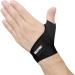 YUNYILAN Ultra Thin Wrist Brace and Thumb Arthritis Compression Strap Adjustable Sport Carpal Tunnel Support for Men and Women Comfortable Carpal Tunnel for Thumb Wrist Relieve Pain (Left)