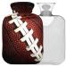 NAANLE RETRO American Football Heat bottle MITEVED Transparent hot water bottle 1L heat bottle for bed hand feet warmer pain relief heat and cold therapy