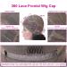 Buy 20 Curly Front Lace Wig - Remy Brazilian Human Hair 360 Pre-Plucked with Baby Hair - Natural Deep Curly Hair for Women - Buy Online on GoSupps.com