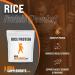 Organic Rice Protein Concentrate Powder - Vegan Plant Protein (1kg) | BulkSupplements.com - Buy Online on GoSupps.com