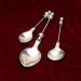 Muloo DIY Stainless Steel Dessert Sugar Spoon Unique Bead Fruit Fork Personalized Tableware Western Food Forks Kitchen Tool 5# - Buy Online on GoSupps.com
