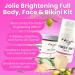 Moona Jolie Bikini Kit - Brightening Cream & Exfoliating Scrub for Dark Spots & Skin Tone | Vegan Organic Skincare for Full Body & Bikini Area - Buy Online on GoSupps.com