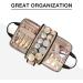 BAGSMART Large Travel Toiletry Bag - Water-resistant Organizer for Makeup, Shampoo & Toiletries | Black Medium Size - Buy Online on GoSupps.com