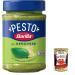 Italian Gourmet E.R. Barilla Pesto alla Genovese 3-pack of gluten-free Italian pasta sauces with 100% sustainably sourced Italian basil and Parmigiano Reggiano cheese + Italian polpa 400g