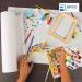 White Kraft Arts and Crafts Paper Roll - 2 Pack, 18 x 75 Inches - Ideal for Paints, Wall Art, Bulletin Boards, Gift Wrapping & Kids Crafts - Made in USA - Buy Online on GoSupps.com
