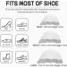 Shoe Fillers for Loose Shoes - Anti-Slip Toe Inserts | Improve Fit & Prevent Heel Slipping for Men & Women (Gray) - Half to One Size Bigger - Buy Online on GoSupps.com