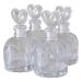 Ougual 4-Set Main fragrance glass diffuser bottle excellent container of the essential oils (100ml beauty-heart) 100 ml beauty-heart