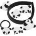 Beaupretty 1 Set Hair Ties Hair Jewelry Hair Bands Hair Scrunchies Ponytail Holder Hair Ropes Hair Ring Scrunchies Panda Headband Scrunchy Hair Tie Panda Pin Plush X1 Modeling Accessories - Buy Online on GoSupps.com