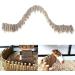 Longzhuo Hamster Wood Fence & Toys - Natural Hiding Place Molar Exercises for Small Animals - 40 cm - Buy Online on GoSupps.com