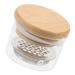 Ipetboom Nail Art Brush Cup Nail Art Tools Glass Nail Tools Manicure Nail Dish with Wooden Lid Nail Liquid Holder Nail Dish Cups Mini Plate Cup Nail Frame Acrylic The Brush Stainless Steel