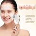 Electric Facial Cleansing Brush - Rechargeable Exfoliator for Deep Cleansing & Massaging | IPX-7 Waterproof with 4 Brush Heads - White & Rose Gold - Buy Online on GoSupps.com