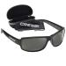 Cressi ninja - polarized sunglasses men and sunglasses women anti -reflective glasses water -repellent protection UV rays fishing sports glasses men + hard shea pale case floating black/lens dark gray