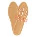 Foot warmer - Temporary inshole warmer with glue - durable safe natural odorless air -activated warmer immediate warming up to 8-10 hours of heating package for skiing Limitoll men ginger (size 40-43)