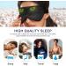 Kaskirky Light Blocking Eye Mask for Business Travel & Meditation - Adjustable for Men and Women, Deep Sleep Comfort, Fat Cat Green Eye Design - Buy Online on GoSupps.com