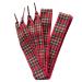 2.5cm Wide Fantastic Flat Shoelaces Fabric Ribbon Plaid Shoe Laces for Sneaker Sport Shoes No.8