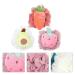 Lurrose Christmas Bath Sponge Set - 3-Piece Soft Loofahs with Strawberry, Avocado, and Carrot Design for Xmas Holiday Shower - Party Favors & Supplies - Buy Online on GoSupps.com