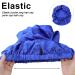 TCOTBE 3 Pcs Foldable Extra Long Stain Satin Hair Bonnet Set - Blue - Buy Online on GoSupps.com