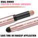 FOCALLURE No Crease Eyeshadow Stick - Creamy Matte & Shimmer Eyeshadow Pencil in OATS LATTE - Buy Online on GoSupps.com