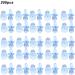 200pcs Acrylic Pacifier Baby Nipples - Baptism & Birthday Gift Decorations (Blue) - High Gloss Transparent - Buy Online on GoSupps.com
