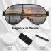 Eiffel Tower Bike Sleep Mask - Adjustable Breathable Eye Mask for Ultimate Comfort - Fashionable Travel Accessory - Buy Online on GoSupps.com