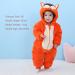Baby Animal Hooded Winter Romper | COOKY.D | Newborn 3-36 Months | Thicken Snowsuit Coat | 12-18 Months Fox - Buy Online on GoSupps.com