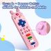 Scuwtocn Silicone Teether Toys for Baby 6-12 Months | Remote Control Shape | Textured Soft Flexible Sensory Gum Soothing | Pink - Buy Online on GoSupps.com