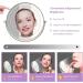 LOMRECS 8 Inch Rechargeable Lighted Makeup Mirror with 1X/10X Magnification and Dimmable LED Lights - Double Sided Vanity Mirror with 3 Color Modes - Buy Online on GoSupps.com