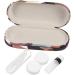 Solustre Dual Purpose Glasses & Contact Lens Travel Case - 5 Sets Hard Shell Organizer for Glasses & Jaw Trainer - Buy Online on GoSupps.com